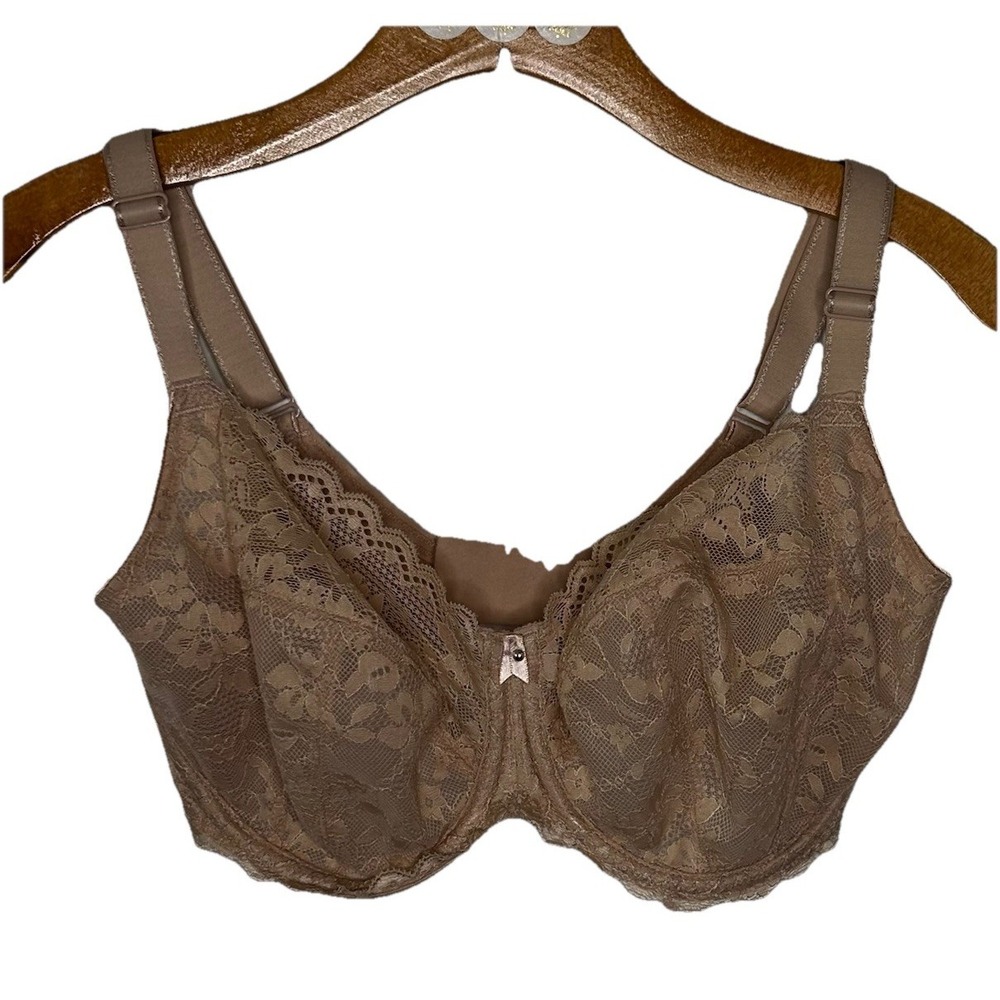 Freya OffbeatUnderwire Bra 34/ I  Beige Side Support Balconette Unlined #5451
